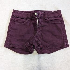 High Rise Jean Shorts
